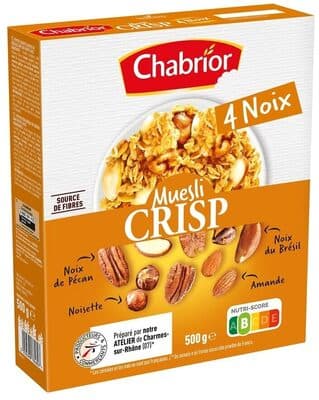 Muesli crisp 4 noix