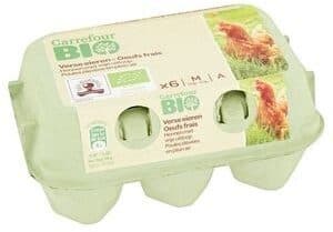 Oeufs frais BIO