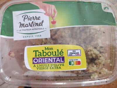 Taboulé oriental à l'huile d'olive vierge extra 3%