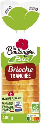 Sliced ​​Brioche