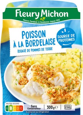 Poisson à la Bordelaise & écrasé de pommes de terre