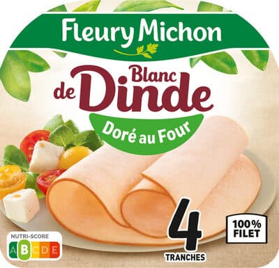 Blanc de dinde doré au four