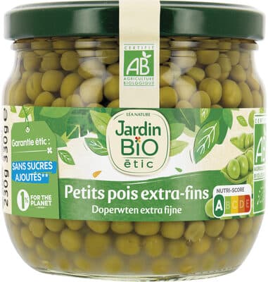 Petits pois à l'étuvée extra fins
