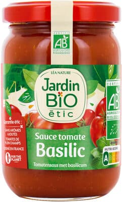 Sauce tomate Basilic Jardin BIO