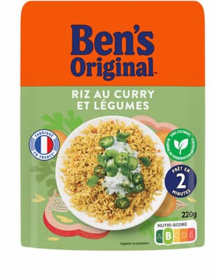 Riz au curry et légumes