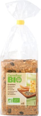 Crackers Emmental Graines de courge BIO