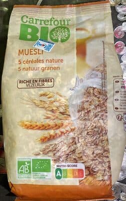 Carrefour Bio Muesli 5 Grain Natural