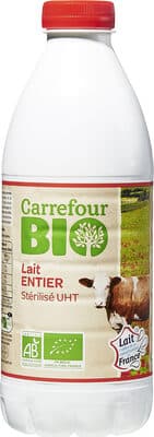 Lait entier bio
