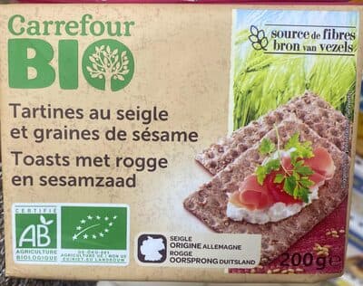 Carrefour Bio Organic Rye Sesame