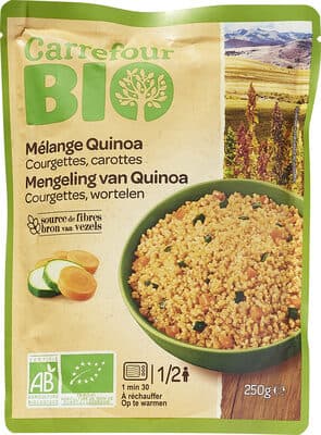 Mélange Quinoa, courgettes, carottes