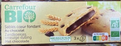 Carrefour Bio Biscuits With Chocolate Heart