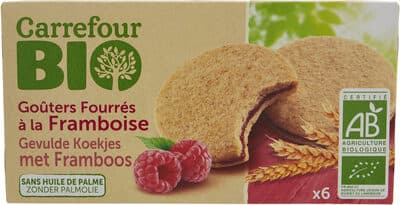 Goûters fourrés à la framboise