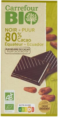 Chocolat noir Pur 80% Cacao