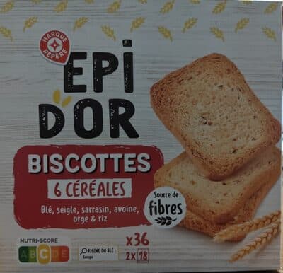 Biscottes 6 cereales