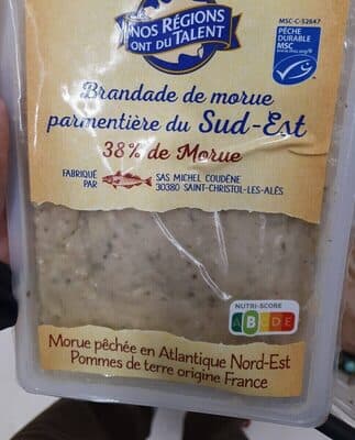 BRANDADE DE MORUE PARMENTIERE DU SUD EST