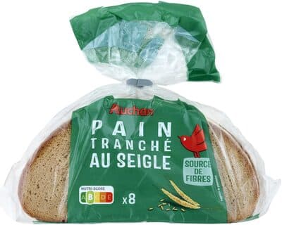 Pain tranché au seigle