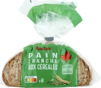 Pain tranché aux céréales