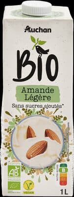 Auchan, Auchan Bio - Amande Bio - goût léger