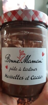 Pâte à tartiner noisettes et cacao