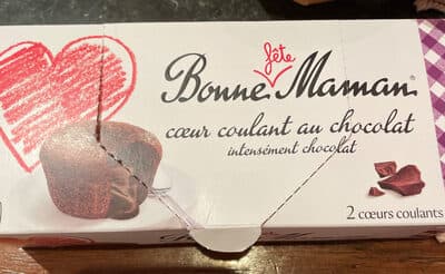 Coeur coulant au chocolat🍫