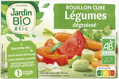 Bouillon cube légumes dégraissé