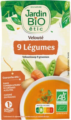 Jardin bio soupe veloutée