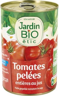 Tomates pelées entières au jus