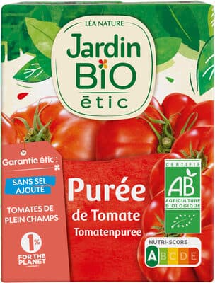 Purée de tomate bio