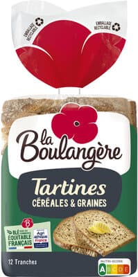 Tartines Céréales & Graines