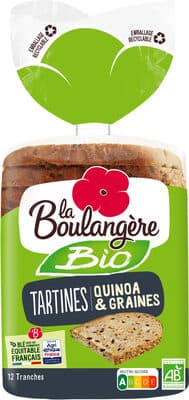 Tartines Quinoa & Graines