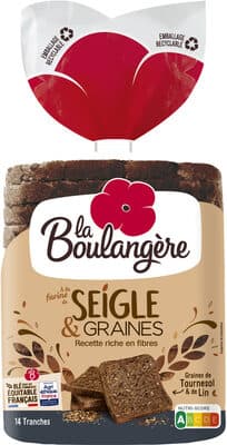 pain à la farine de seigle & graines