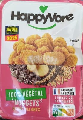 100% Végétal Nuggets croustillants