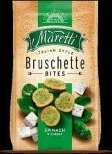 Bruschette Chips Spinach & cheese