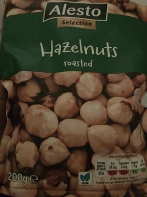 Hazelnuts roasted