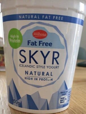 Skyr fat free icelandic style natural yogurt