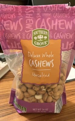 Deluxe whole cashews(unsalted)