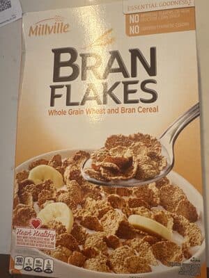 Bran Flakes Whole Grain Wheat and Bran Cereal