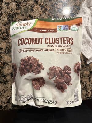 Coconut Clusters in Dark Chocolate