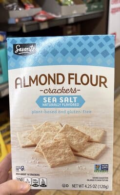 Almond flour crackers