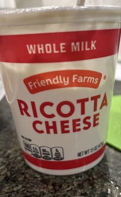 Whole Milk Ricotta Cheese