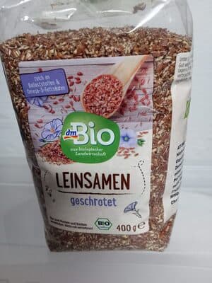 Leinsamen geschrotet
