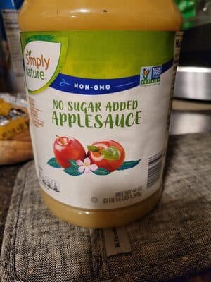 No Sugar Added Applesauce