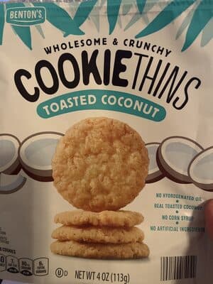 Cookie Thins Toasted Coconut