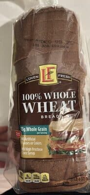 100% Whole Wheat Bread
