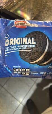Original Chocolate Sandwich Cookies with Vanilla Filling