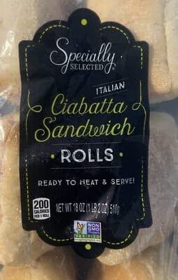 Italian Ciabatta Sandwich Rolls