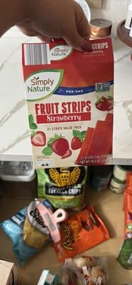 fruit strips strawberry