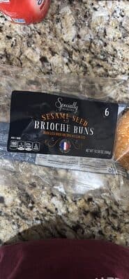 Sesame Seed Brioche Buns