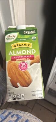 Almond Beverage Unsweetened Original