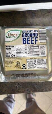 100% Grass Fed Ground Beef